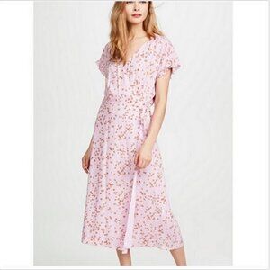 Joie Light Pink Short Sleeve Bethwyn Wrap Dress